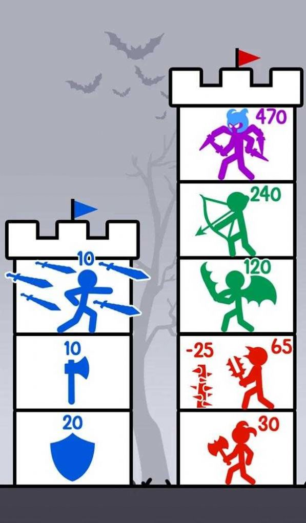 火柴人战争塔楼游戏手机版(Stick War Tower)