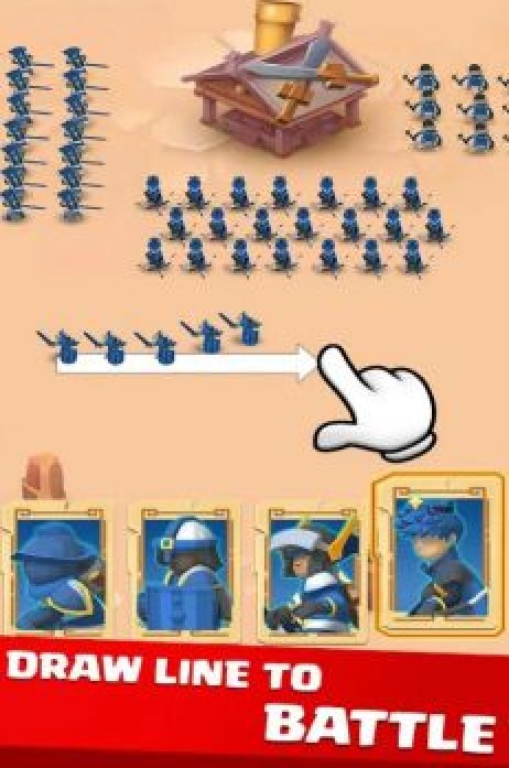 军队画线塔防游戏版(Epic War Draw Tower Defense)