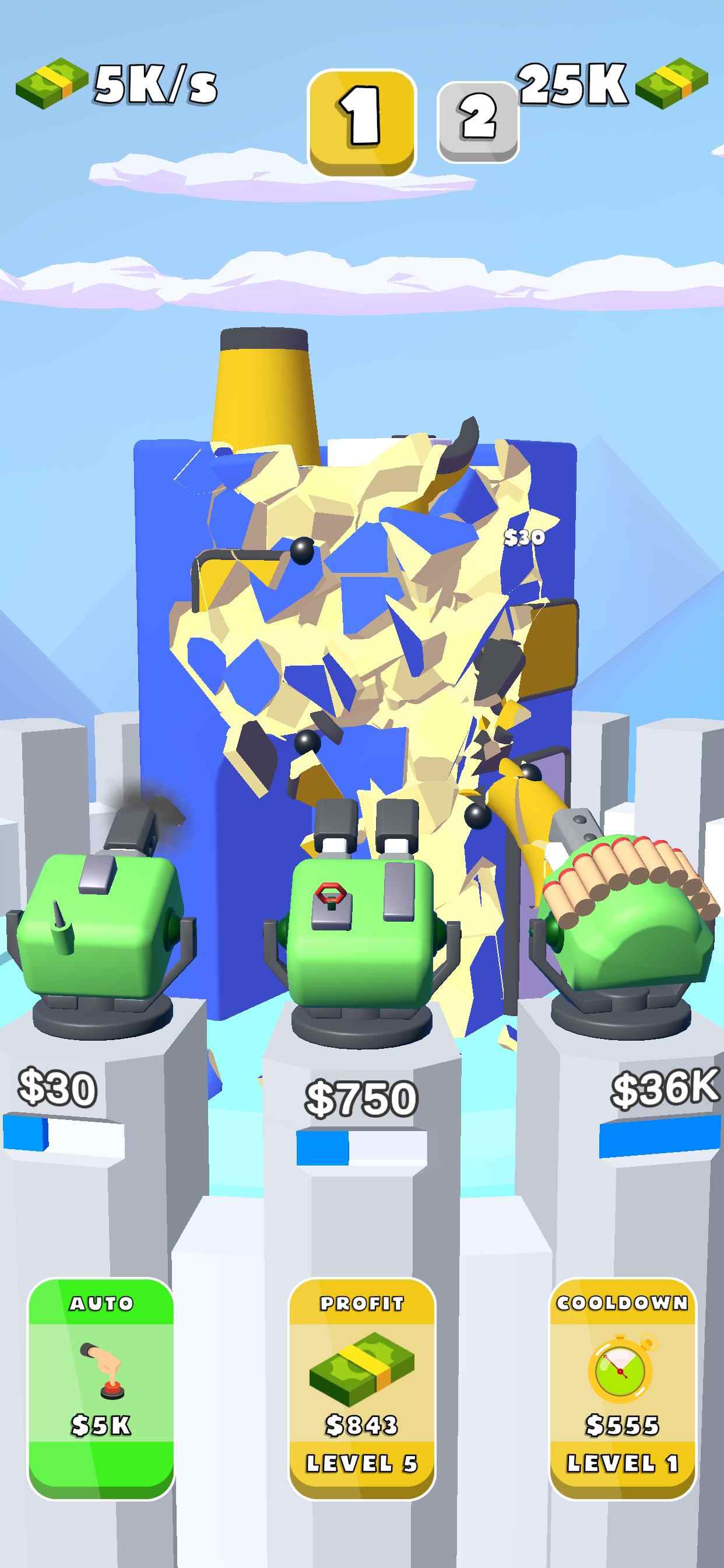 大炮空闲3D游戏安卓版