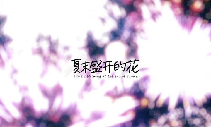 夏末盛开的花