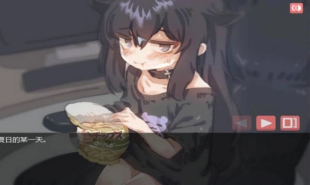 在阴暗的房间中和独孤的女孩子的物语
