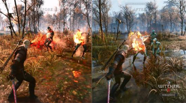 《巫师3：狂猎重制版》画面相比原版降级？玩家认为旧版更好！