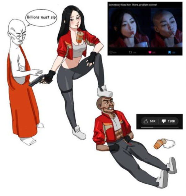 谁都可以来踩一脚？玩家画图脚踩顽皮狗争议新作女主光头！